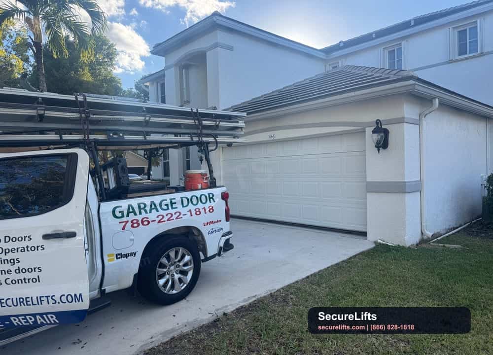 Emergency garage door repair service