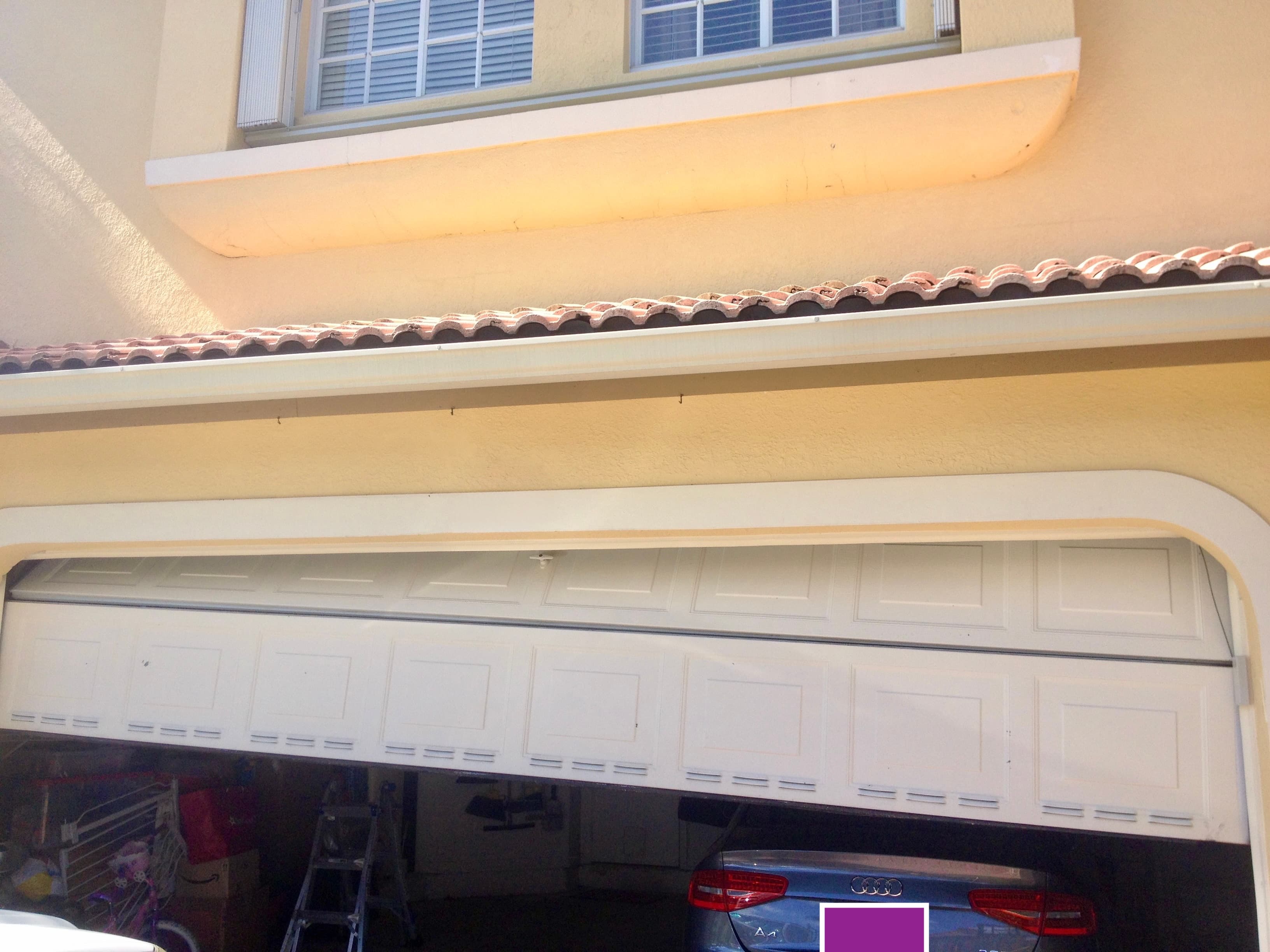 Broken garage door cable repair