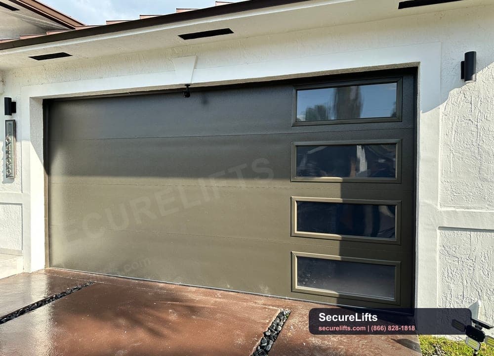 Hurricane rated garage door installation