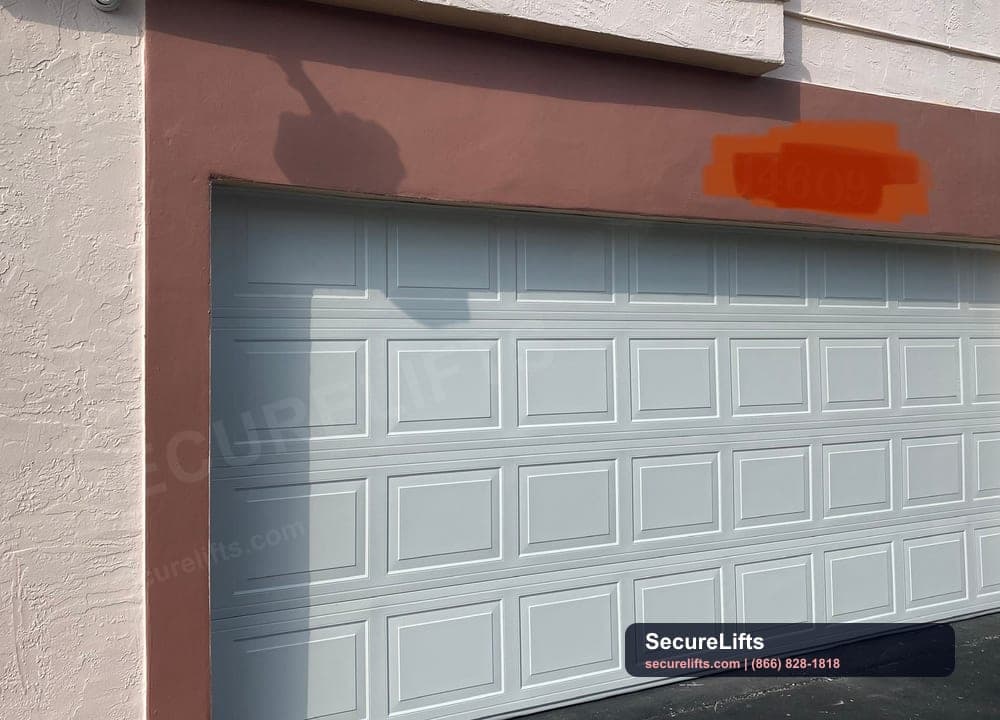 Repaired garage door after SecureLifts service