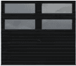 Grooved With Long Panel Windows