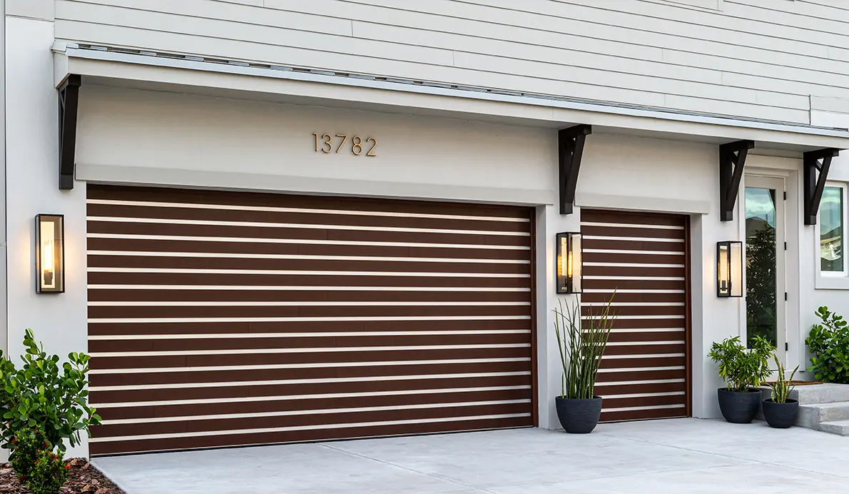 Canyon Ridge Modern garage door option
