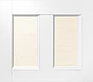 White with Almond Overlay