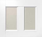 White with Desert Tan Overlay