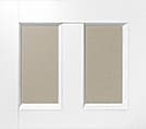 White with Sandtone Overlay